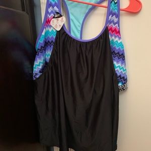 Women’s 2 in 1 racerback Tankini